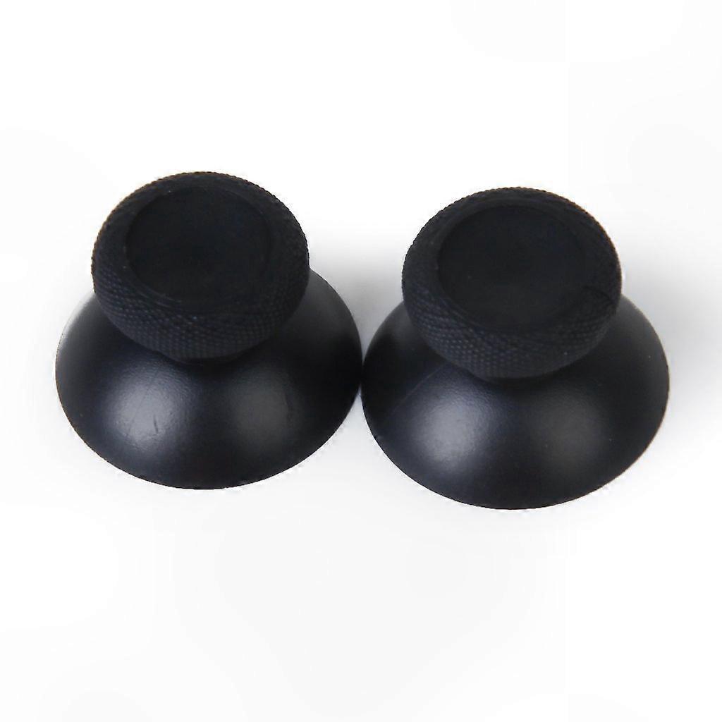 Controller Replacement Thumbstick Joystick Replacement - 1 Pair Black