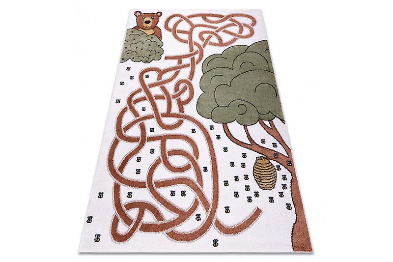 سجادة FUN عسل للأطفال ، دب ، كريم النحل