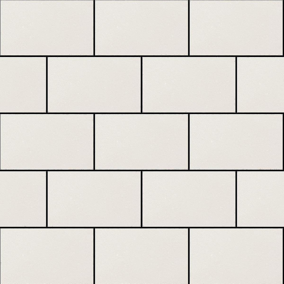 Subway Gloss Tile Wallpaper White Debona 2676