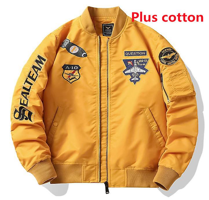 Spring And Autumn New Arrival Jacket Men's Air Force Ma1 Pilot Baseball Uniform Youth Embroidered Baseball Uniform Plus Size Jacket