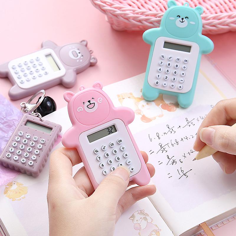 Mini Cartoon Calculator with 8 Digit Display Portable Handheld Calculator Creative Gifts for Boys