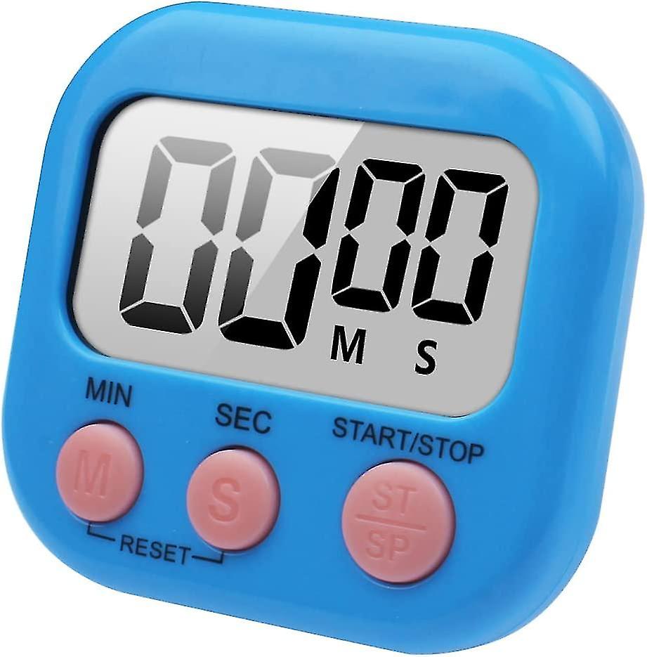 Large Screen Digital Magnetic Stopwatch Timer With Clock Timer For Baking Kitchen Study