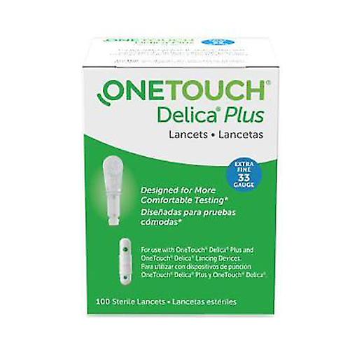 Onetouch OneTouch Delica Lancets Fine 30 号，100 盒装（1 件装）