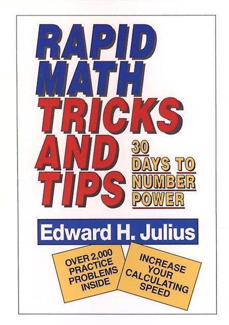 Rapid Math Tricks Amp Tips by Edward H. Julius Paperback
