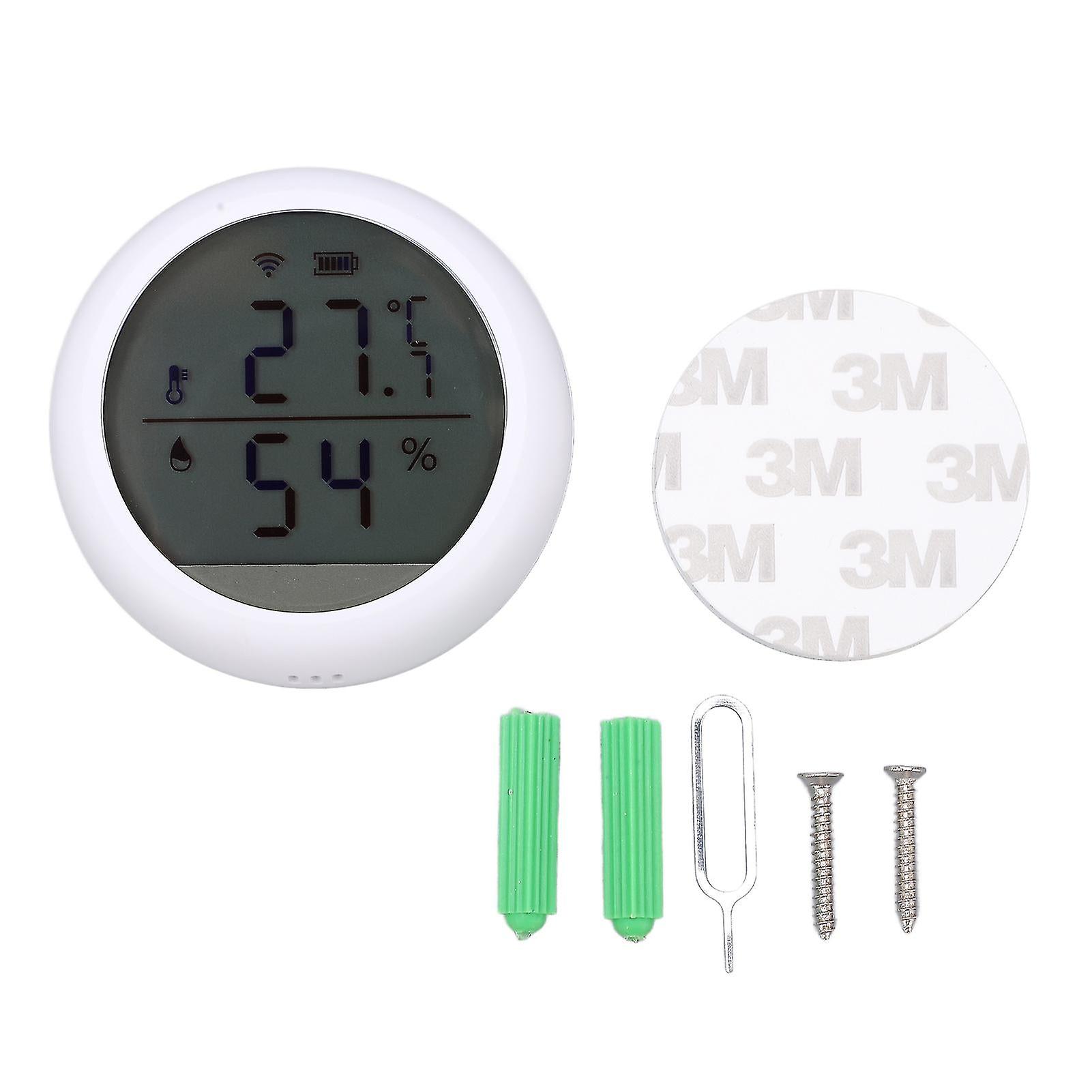 Intelligent Wifi Temperature Humidity Sensor Lcd Wall Mounted Wireless Humidity Monitor