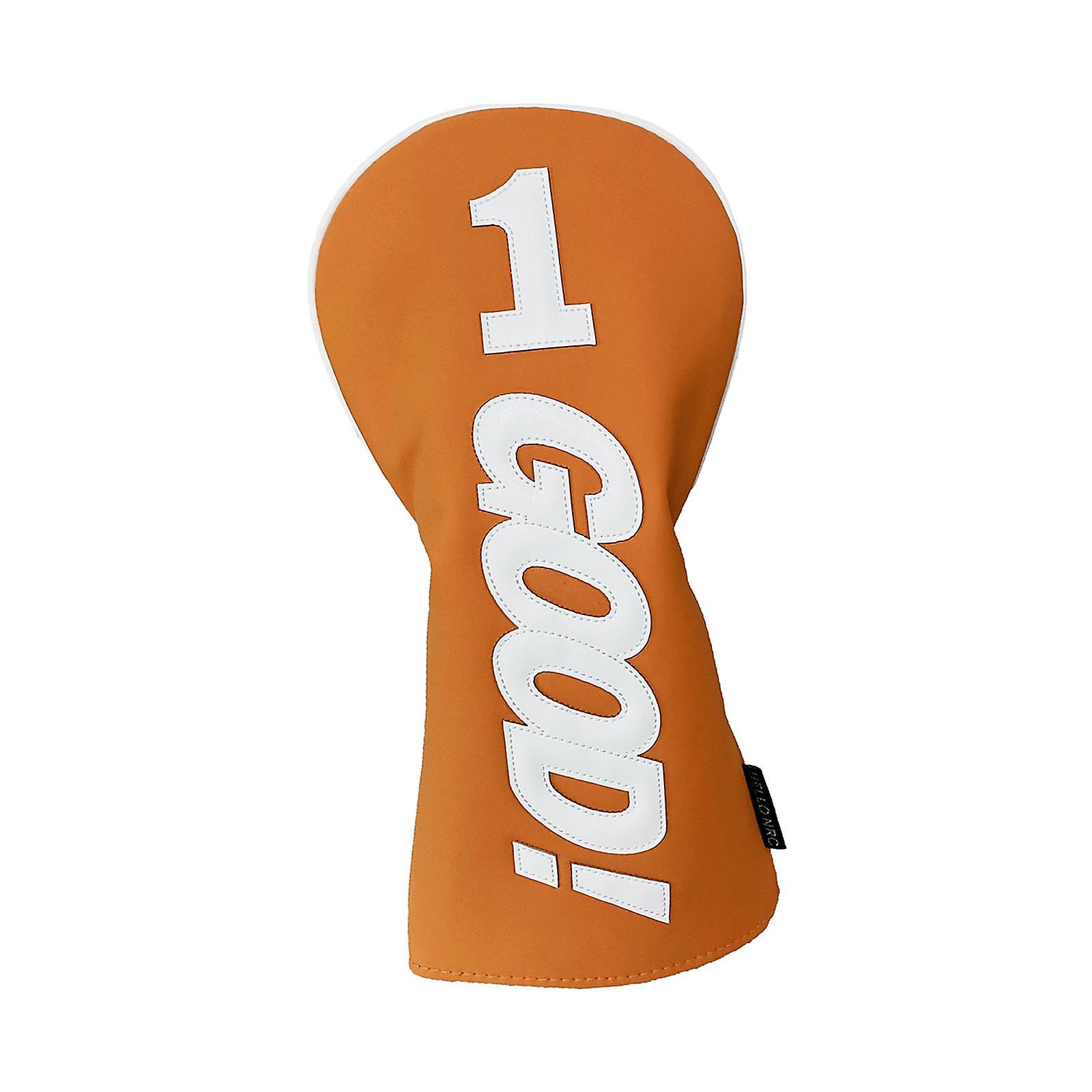Golf Head Covers for Golf Clubs for Sports Accessories Golfer Transportation Orange Color 1