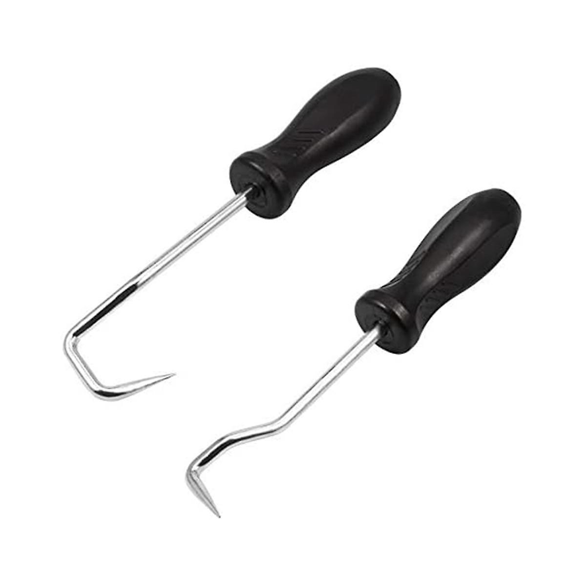 thumbnail interactive-video image 1 of 8-Piece Hook Set For Auto Repair - Long & Short Hose Removal Tools With Comfort Handles 1 of 10