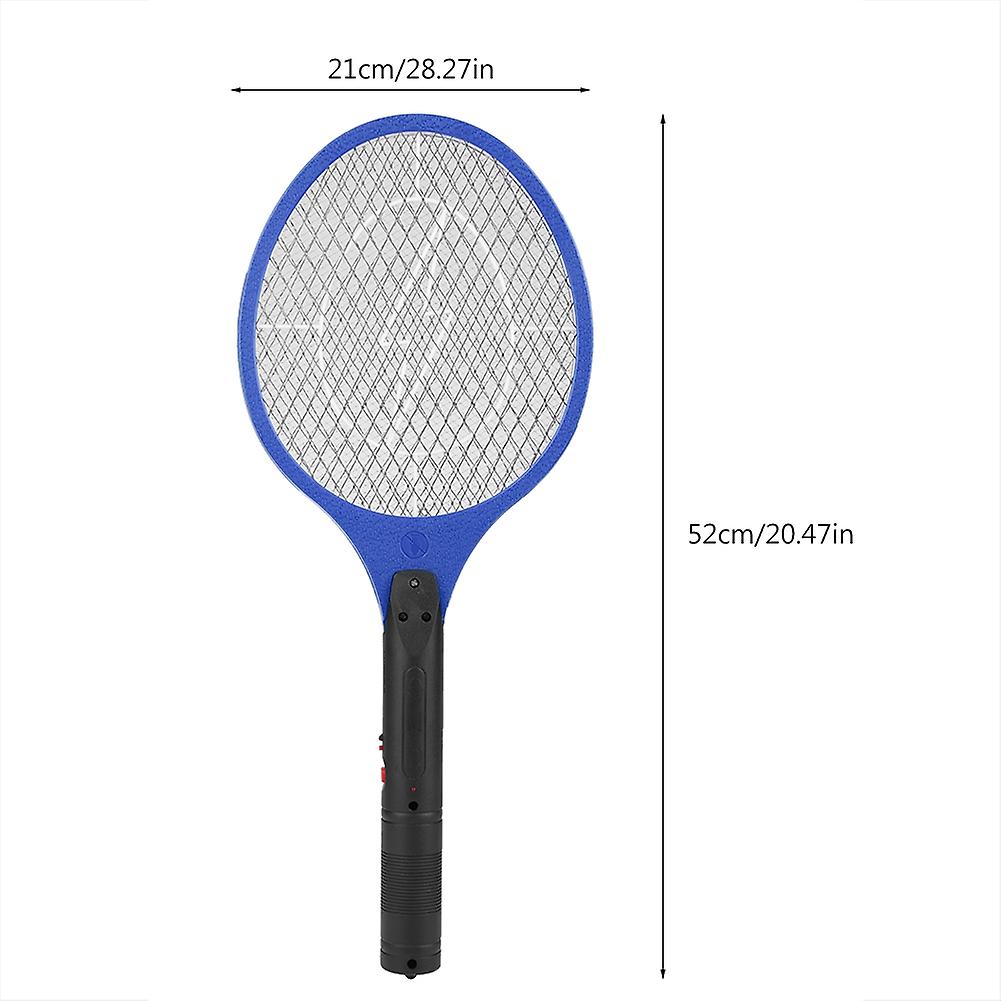 Cordless Rechargeable Electric Bug Zapper Racket 52x21cm Blue