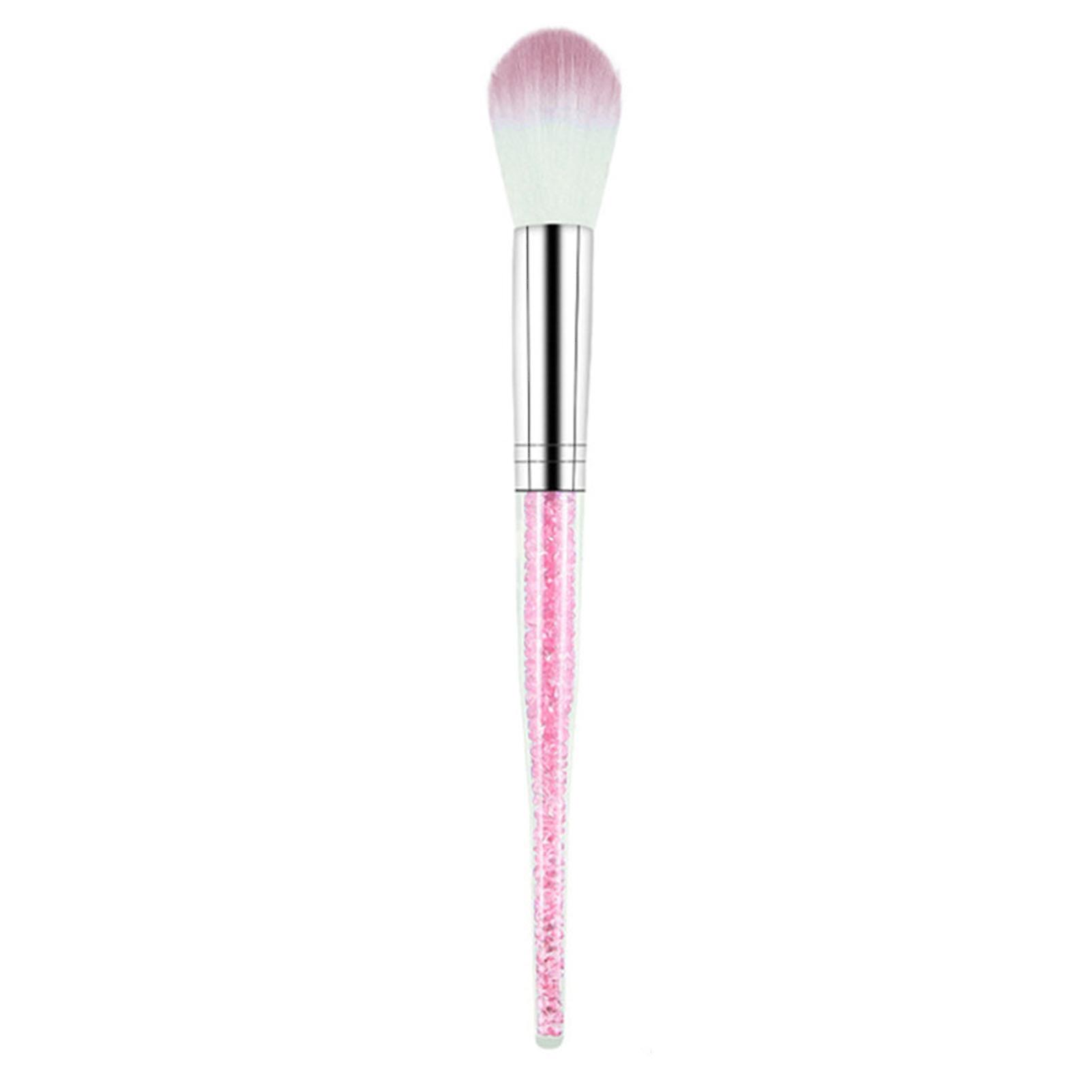 Small Women Makeup Brush Ergonomic Handle Dust Removal Brush for Makeup