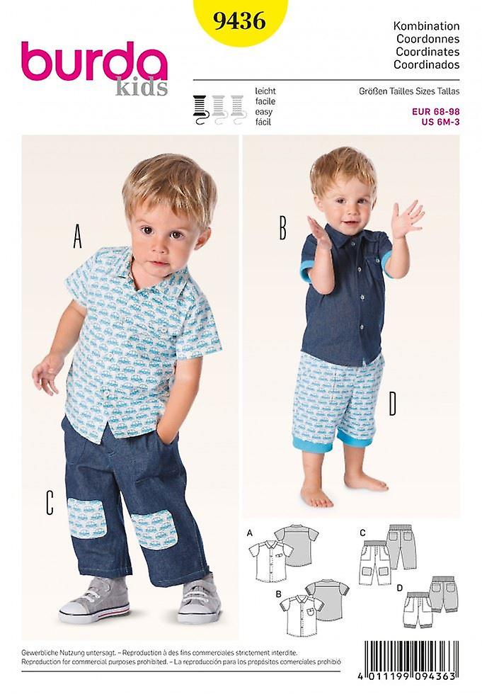 Burda Paper Sewing Pattern 9436