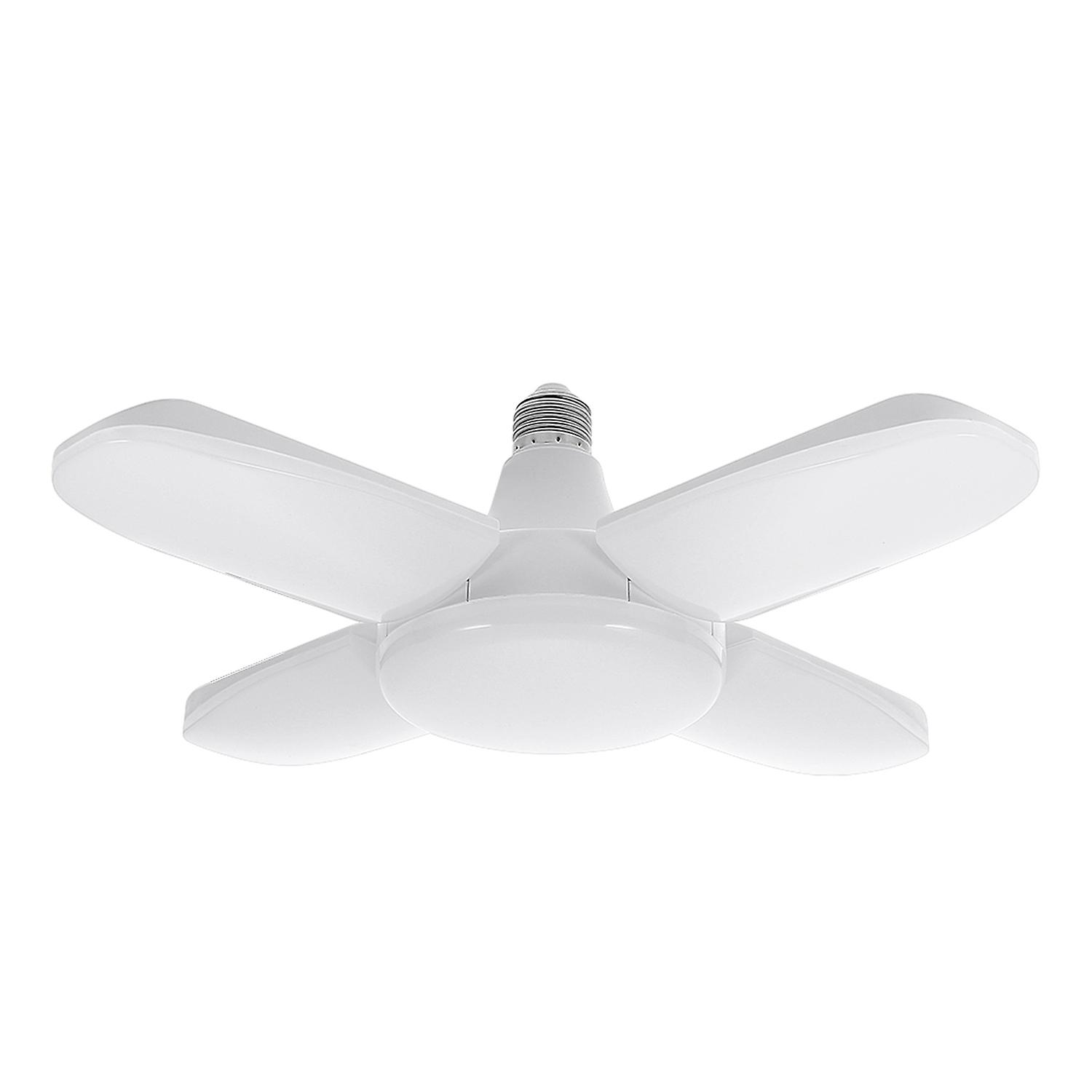 Neoglint LEDs Garage Light AC 85-265V 60W Deformable Folding Ceiling Lights with 4 Adjustable Panels