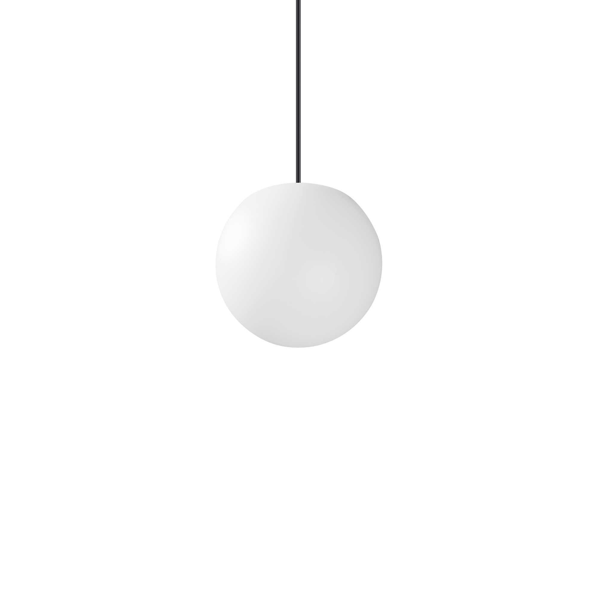 Sole Globe Pendant Ceiling Light Opal IP44