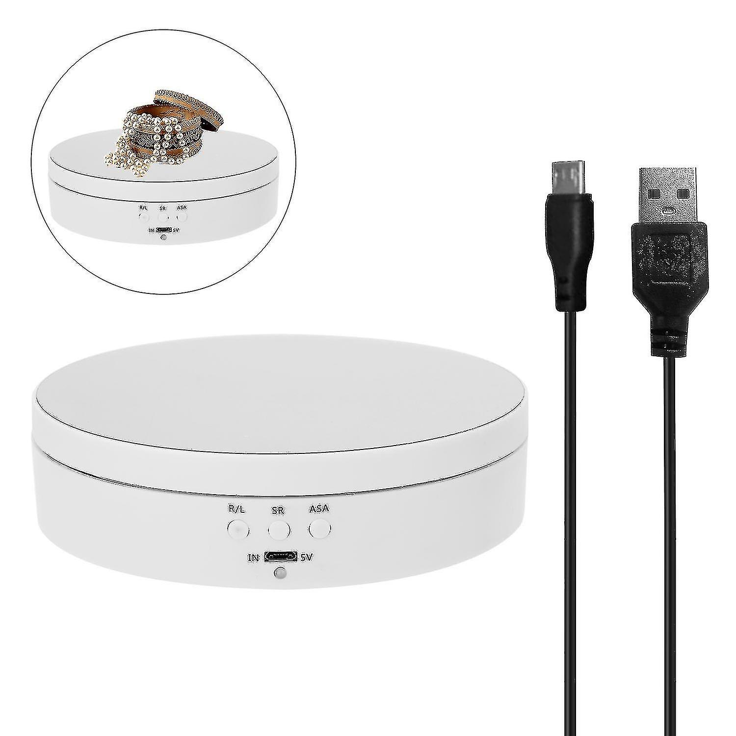 写真ビデオ撮影用360度電動回転ターンテーブルディスプレイスタンド写真撮影小道具ジュエリーディスプレイターンテーブル