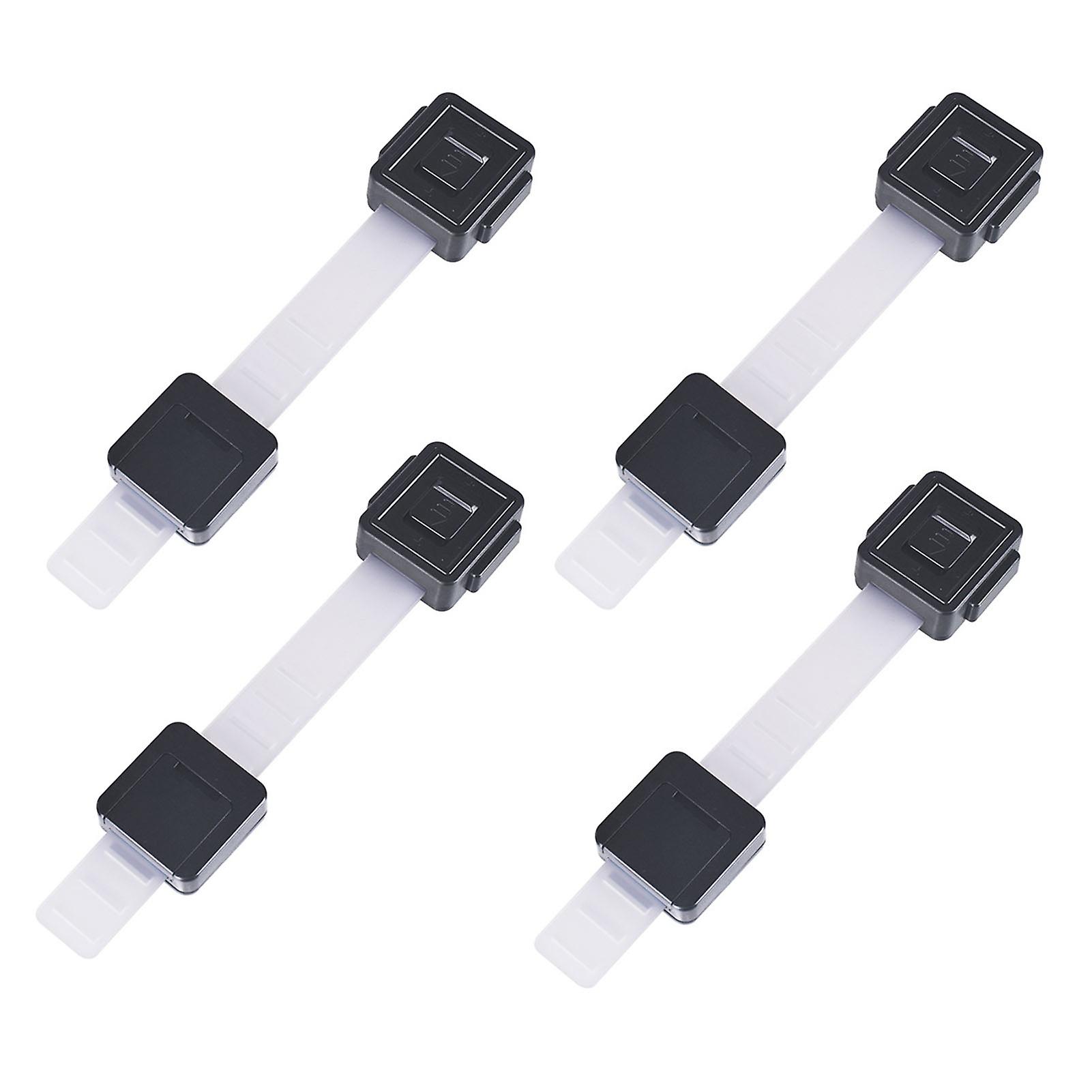 Self-Adhesive Child Locks for Cabinets Punch-Free Freezer Cupboard Lock for Drawer