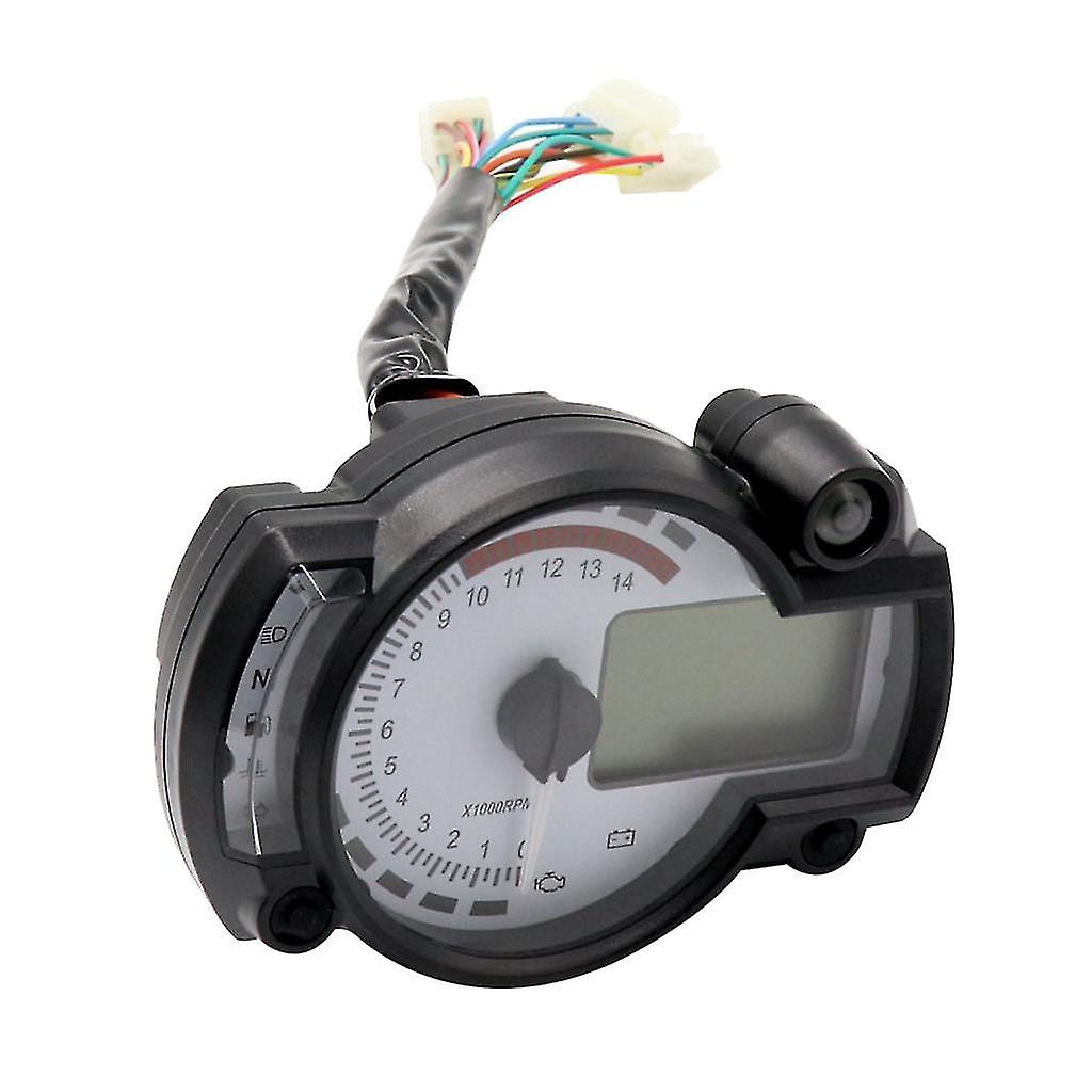Motorcycle Modified Lcd Speedometer Odometer Tachometer Gauge Lcd Backlight Exhaust Temperature Meter