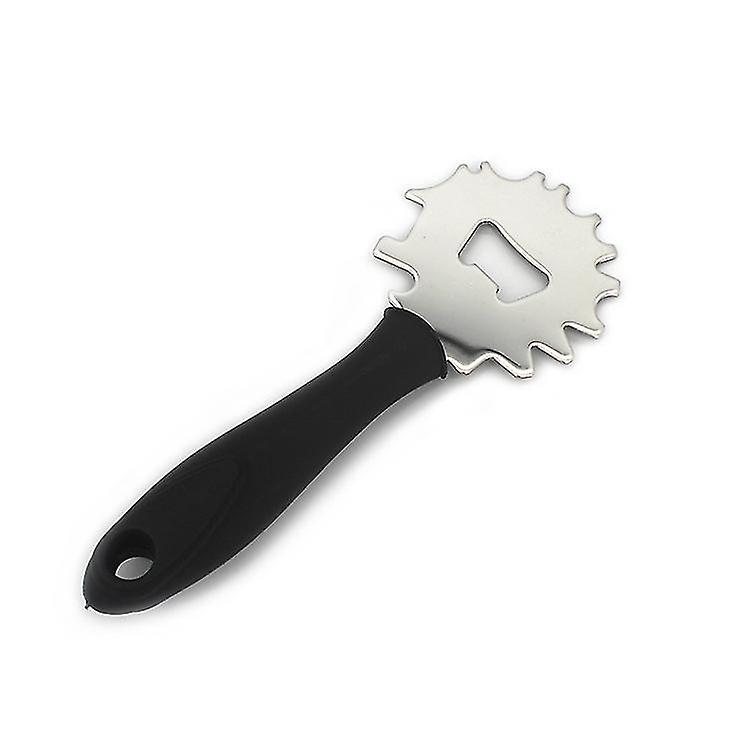 Stainless Steel Bbq Brush Tool Bbq Scraper (black) (1pcs)