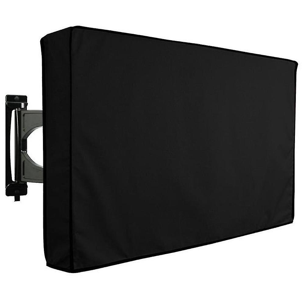 22-24 Inch Outdoor Tv Cover With Bottom Cover Weatherproof Dust-proof Protect Lcd Led Plasma Televi