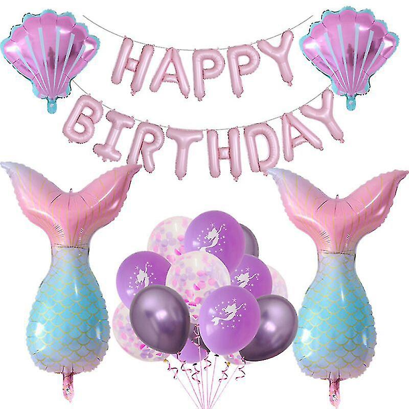 32pcs Birthday Layout Balloons