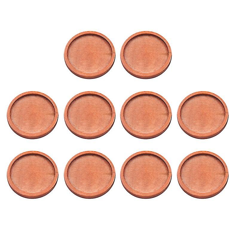 50pcs Round Pendant Trays