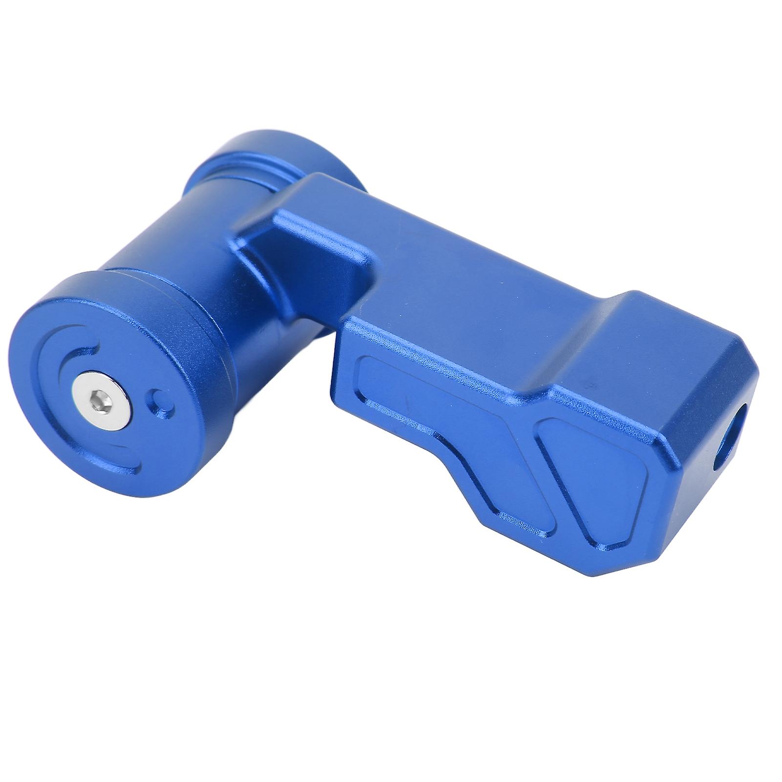 T Handle Gear Shift Knob Aluminum Alloy Aircraft Joystick with Adapters Replacement for Acura Blue