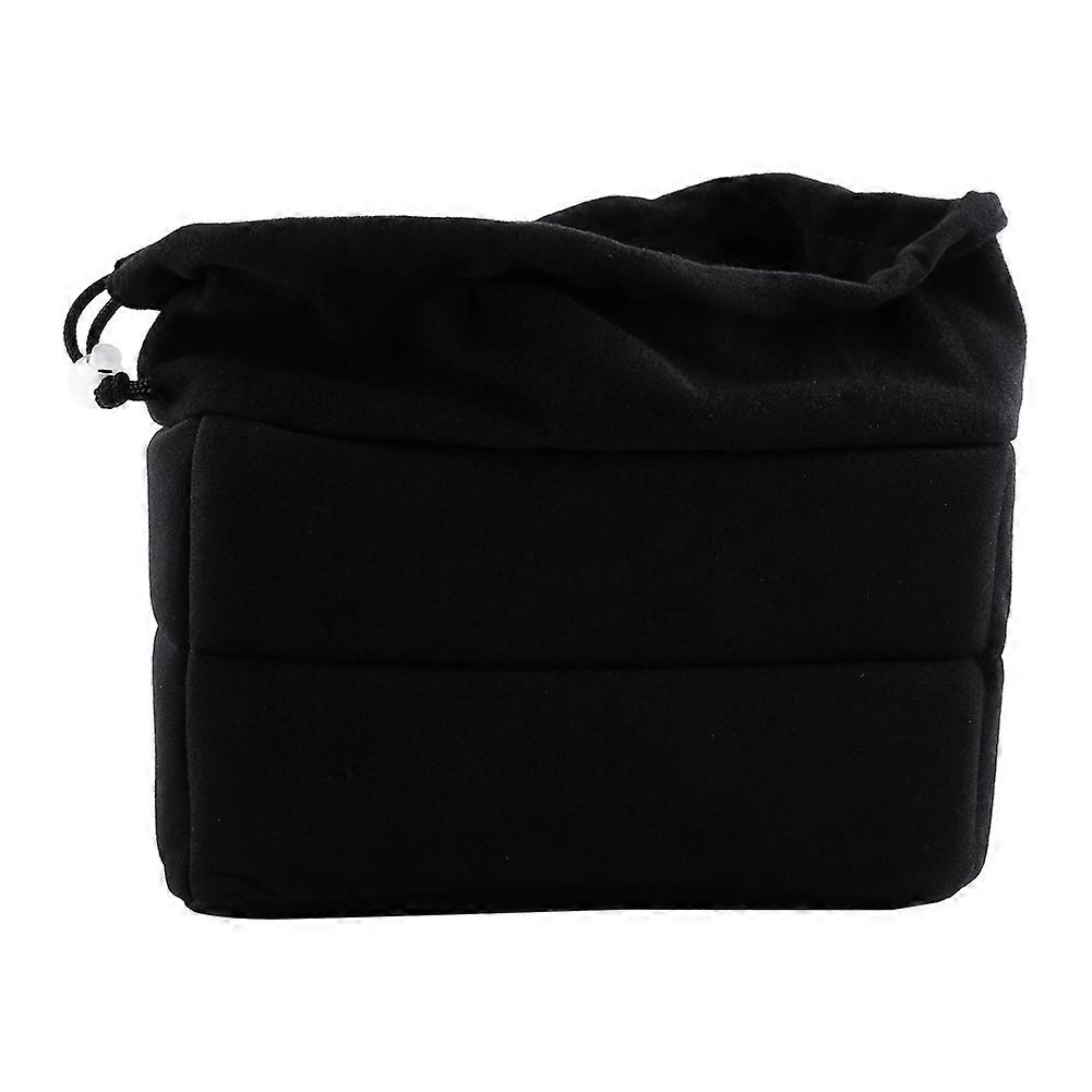 Camera Insert Case Bag Partition Padded Bag Lens Case Bag For DSLR Camera(Black)