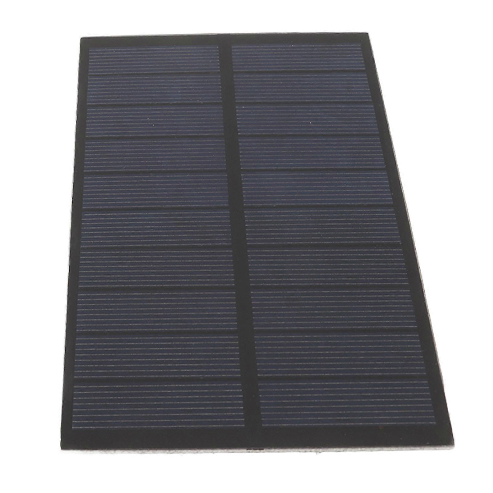 Mini panneau solaire 1,5 W 5 V en silicium polycristallin, fin, portable, léger, chargeur pour camping, voyage, extérieur