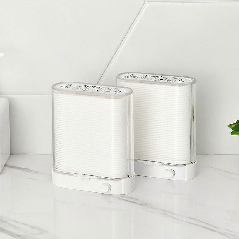 Flossers Dispenser White 2 Boxs with 176 Count Dental Floss Picks ,Holy Rose Aldult Flossing Sticks,Reusable Floss Holder Dispenser,More Tidy,Convenie