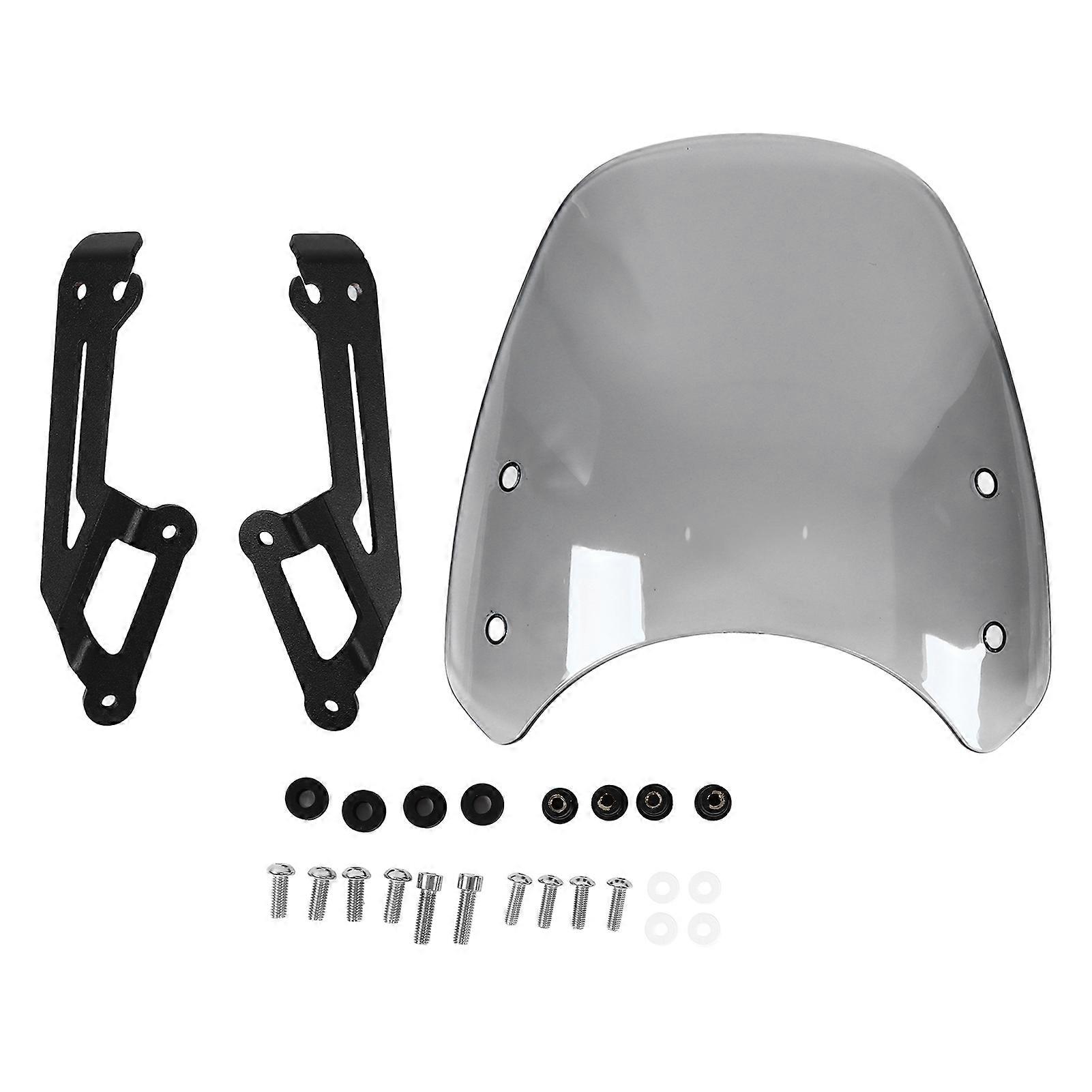 Motorcycle Windshield ABS Wind Deflector Replacement for Ducati Scrambler 800 20152020Grey E2U612