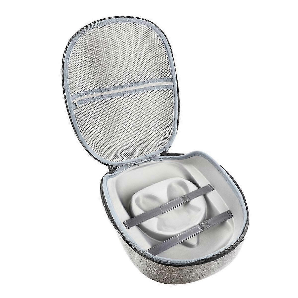 Carrying Case for 3 VR Headset Controllers EVA Hard Shell Storage Bag with Mesh for Meta Quest3 VR