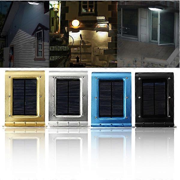 16 Led Solar Powered Waterproof Voice Sensor Wall Light For Garden/yard