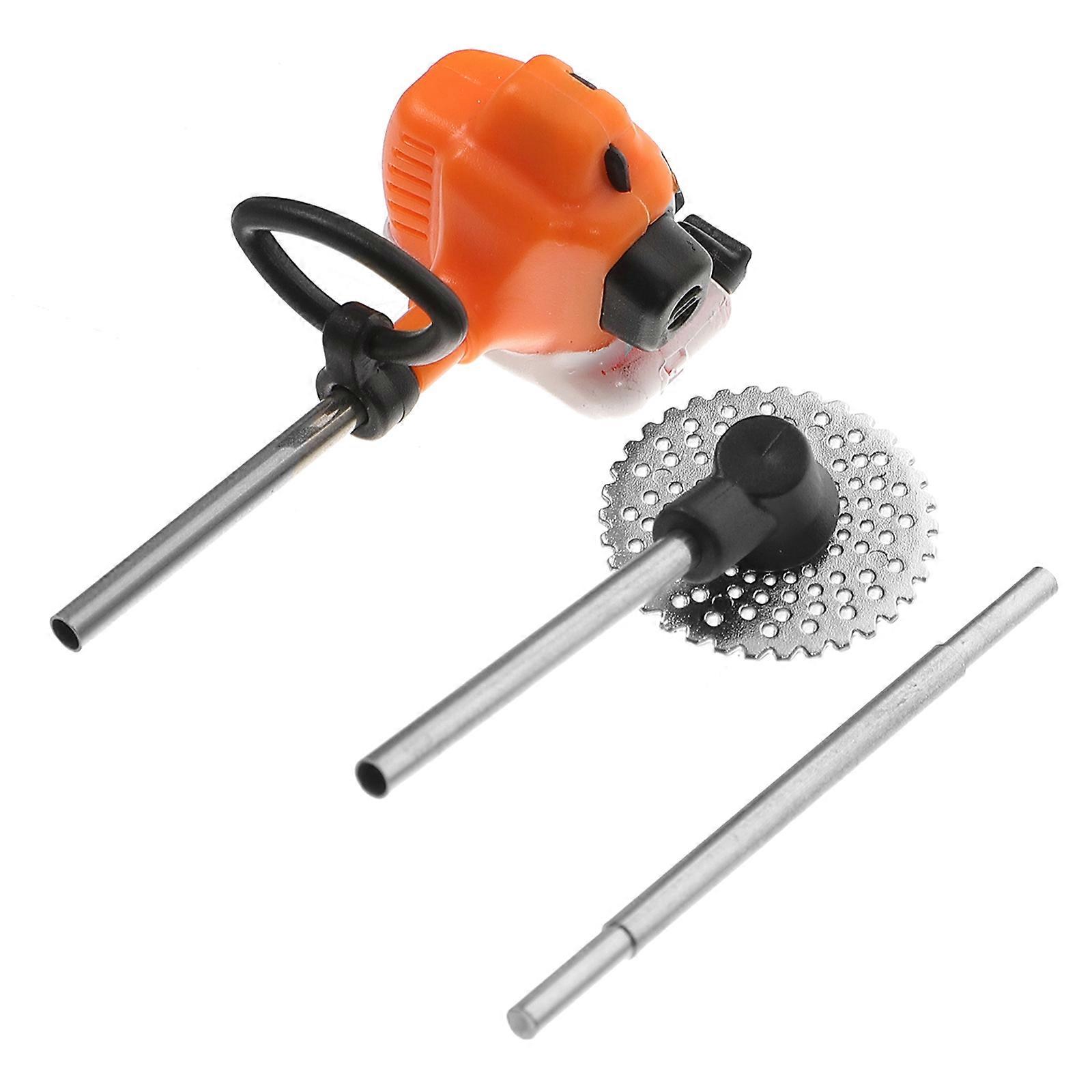 Dockhus Miniatyrgräsklippare Minigräsklippare Modell Dekorativ Liten Gräsklippare