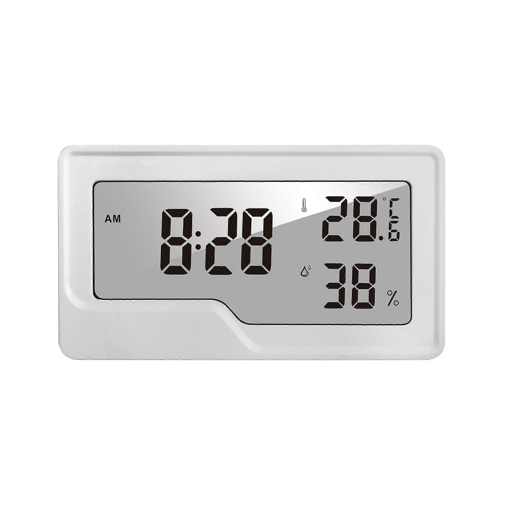 Hygrometer Thermometer Digital Temperature Time Clock Lcd Strain Gauge Sensor Humidity Meter Backli