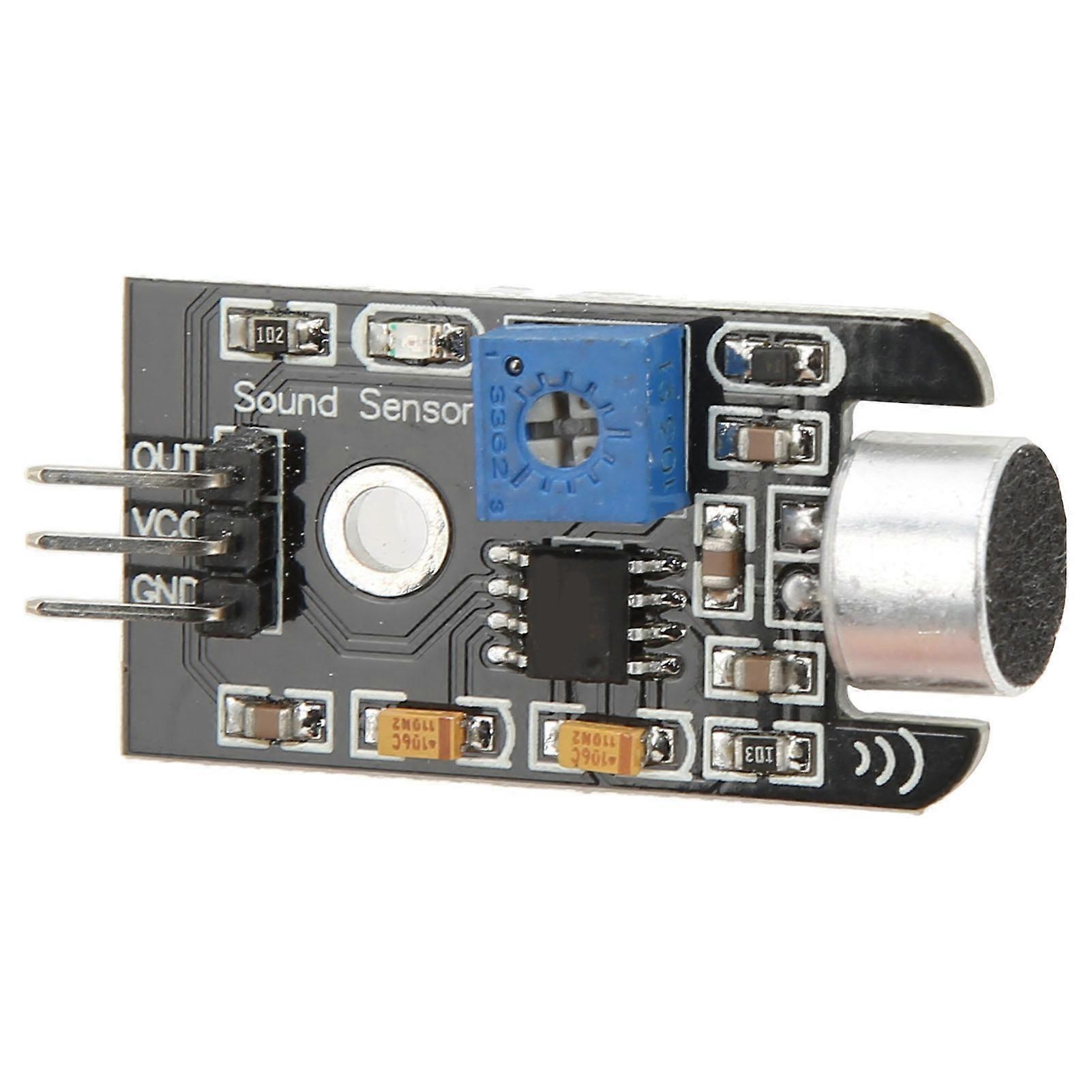 Microphone Sensor Sound Module 5v Voice Detection High Sensitivity Adjustable Gain Analog Output