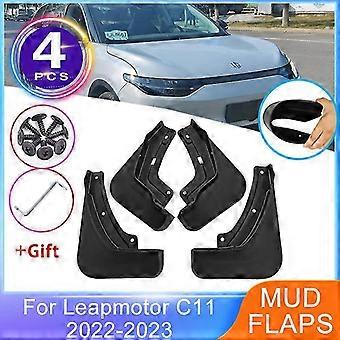4pcs For Leapmotor C11 2022 2023 Front Rear Mudguards Splash Guards Mudflaps Fender Wheel Protector Auto Accessories Car-styling