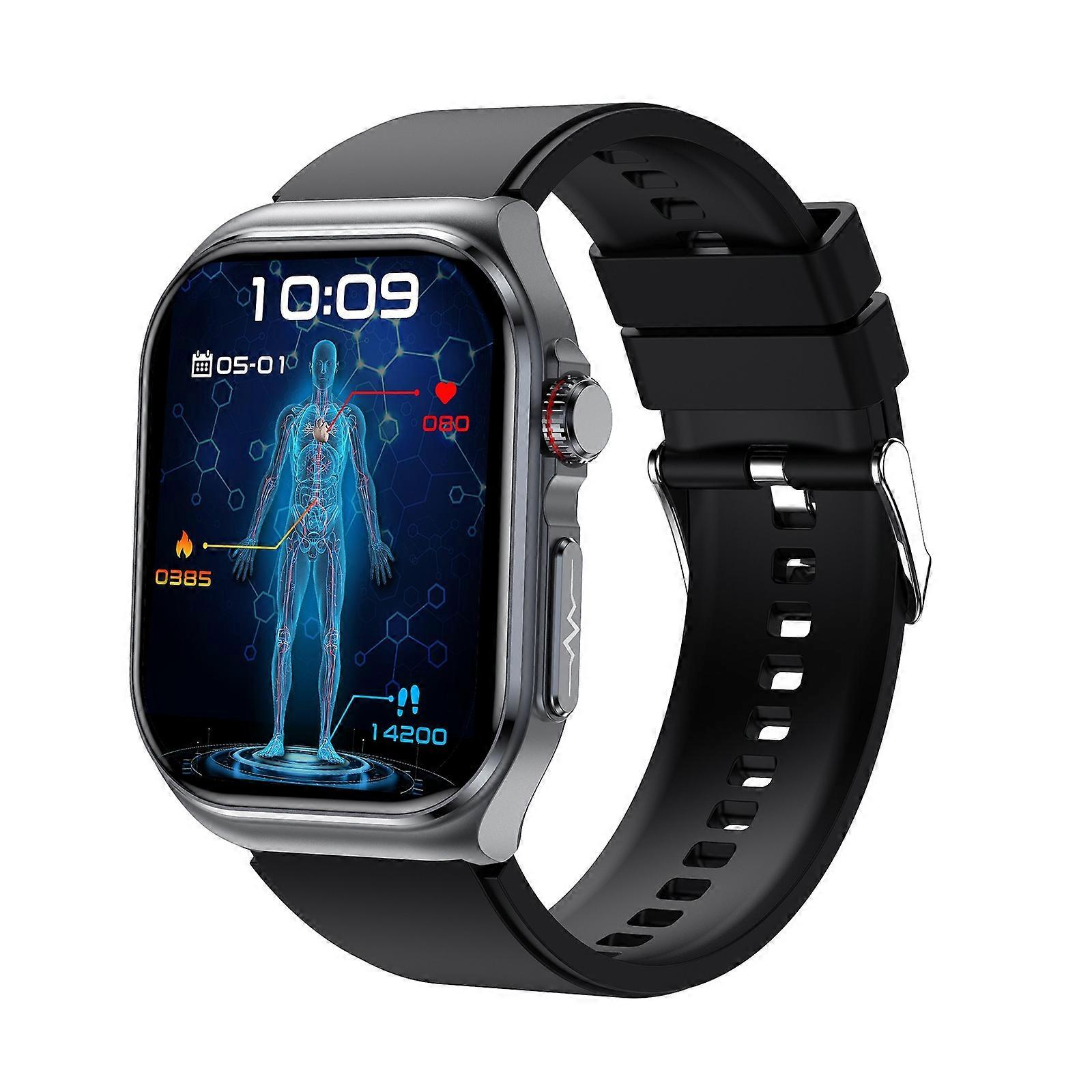 Pulseira de silicone de 2,04 polegadas IP68 à prova d'água relógio inteligente