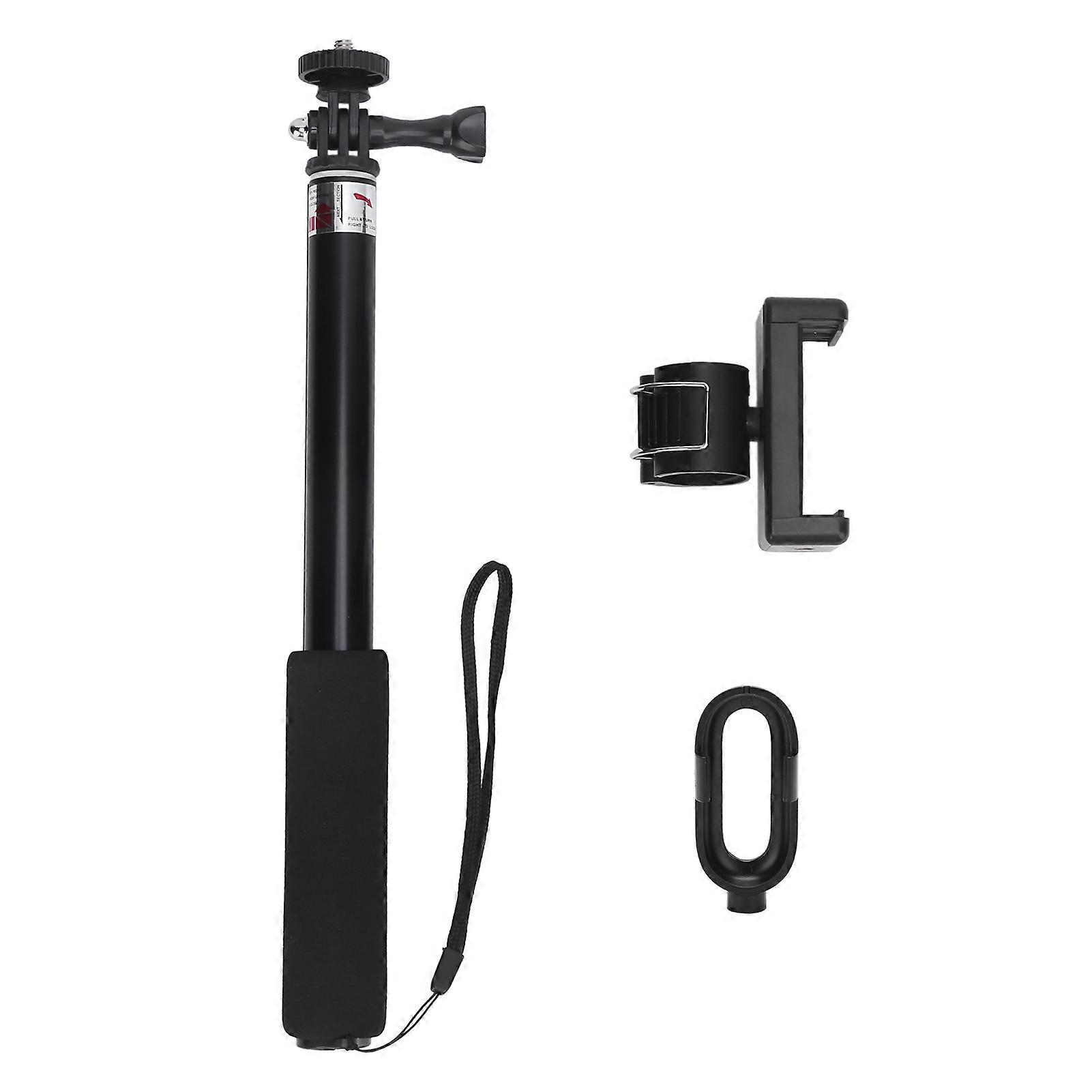 Action Camera Frame Case Selfie Stick With Phone Clip Set For Insta360 Go2 Thumb Camera