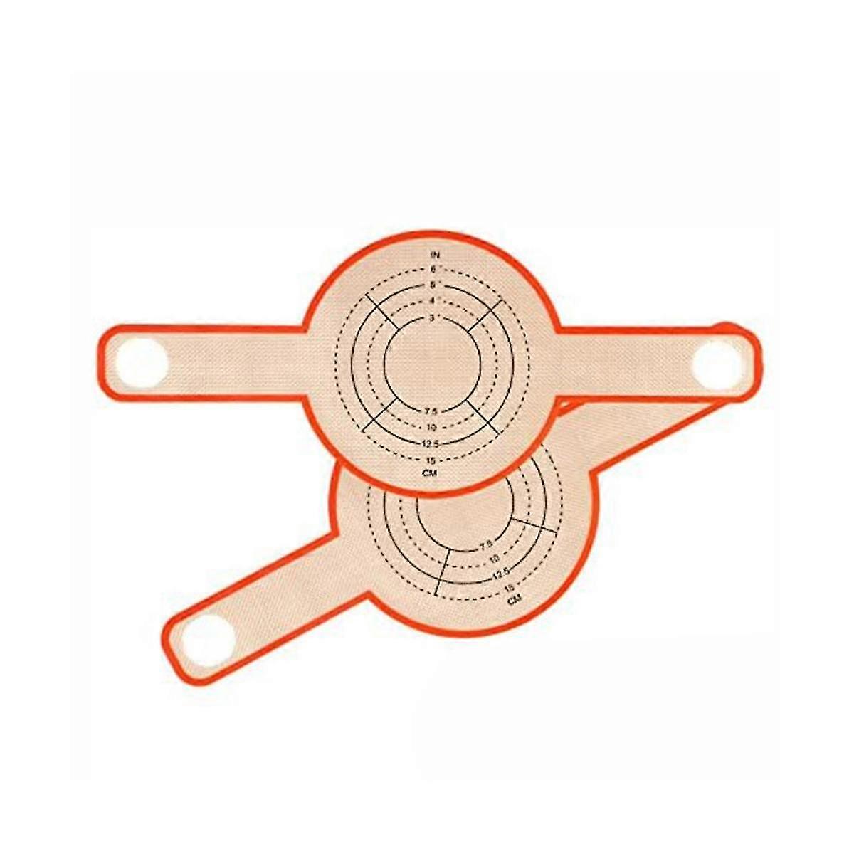 2 stücke Silikon Backmatte, Brot Backen Siling Mit Langen Griffen Wiederverwendbare Brot Matte Dutch Oven Liner