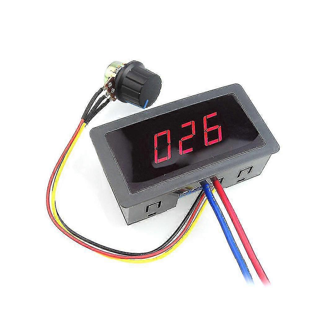 Direct-current Speed Controller 24v Digital Dc Motor Speed Regulator Pwm Stepless Speed Control Switch--