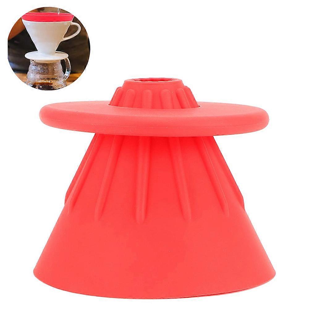 Pour Over Coffee Dripper Stainless Steel Reusable Coffee Filters Single Layer Coffee Dripper Maker No Blockage Metal Cone With Non-slip Cup Stand and 