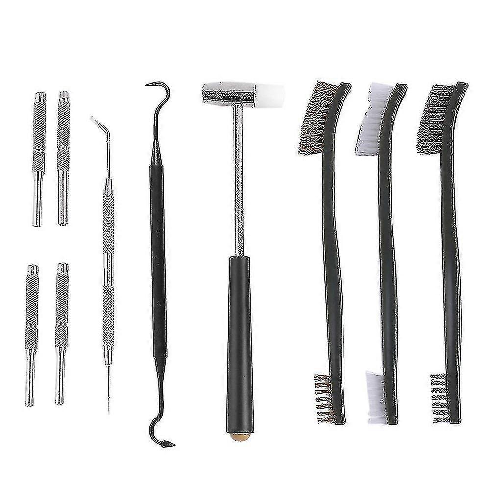 KINCJON多機能クリーニングツールキットチューブブラシクリーニングツールセットカーマシン分解クリーニングメンテナンスツール-AH