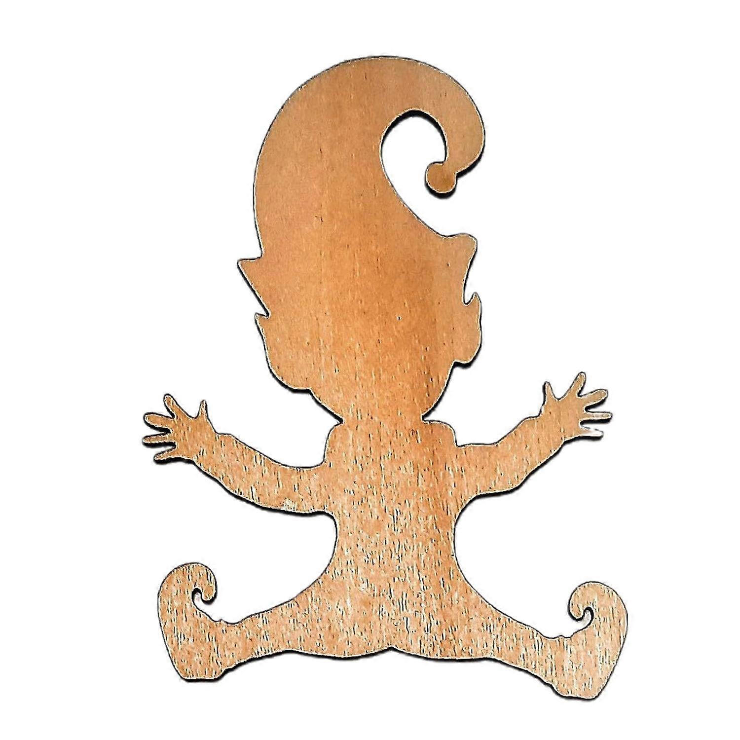Christmas Dwarf Footprint Stencil Template Smooth Edge Burr-Free DIY Holiday Wooden Stencil Xmas
