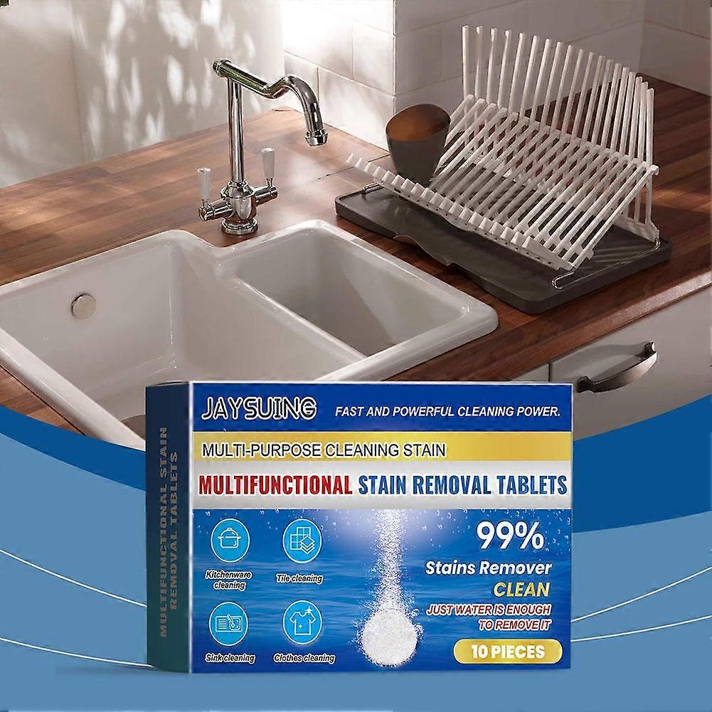 Power Cleaning Tablet Fleckenentferner - 10 Stück/Box für Küche & Bad