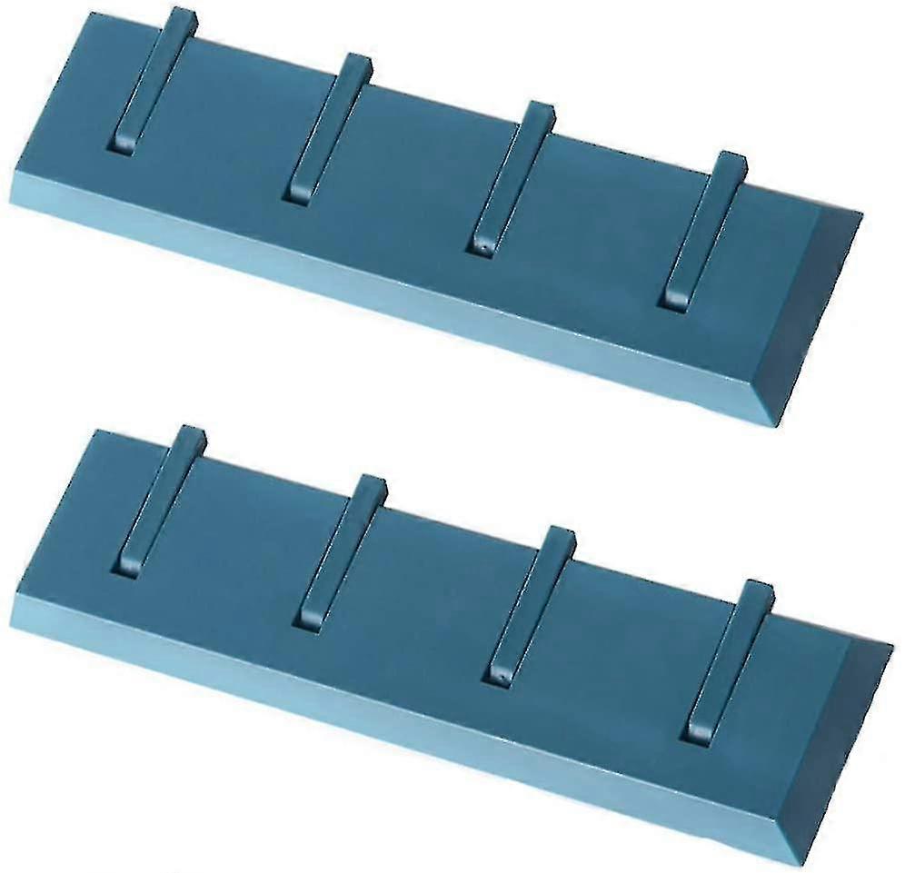 2-piece Bathroom Hook,towel Rack,coat Rack, Plastic Hook-blue