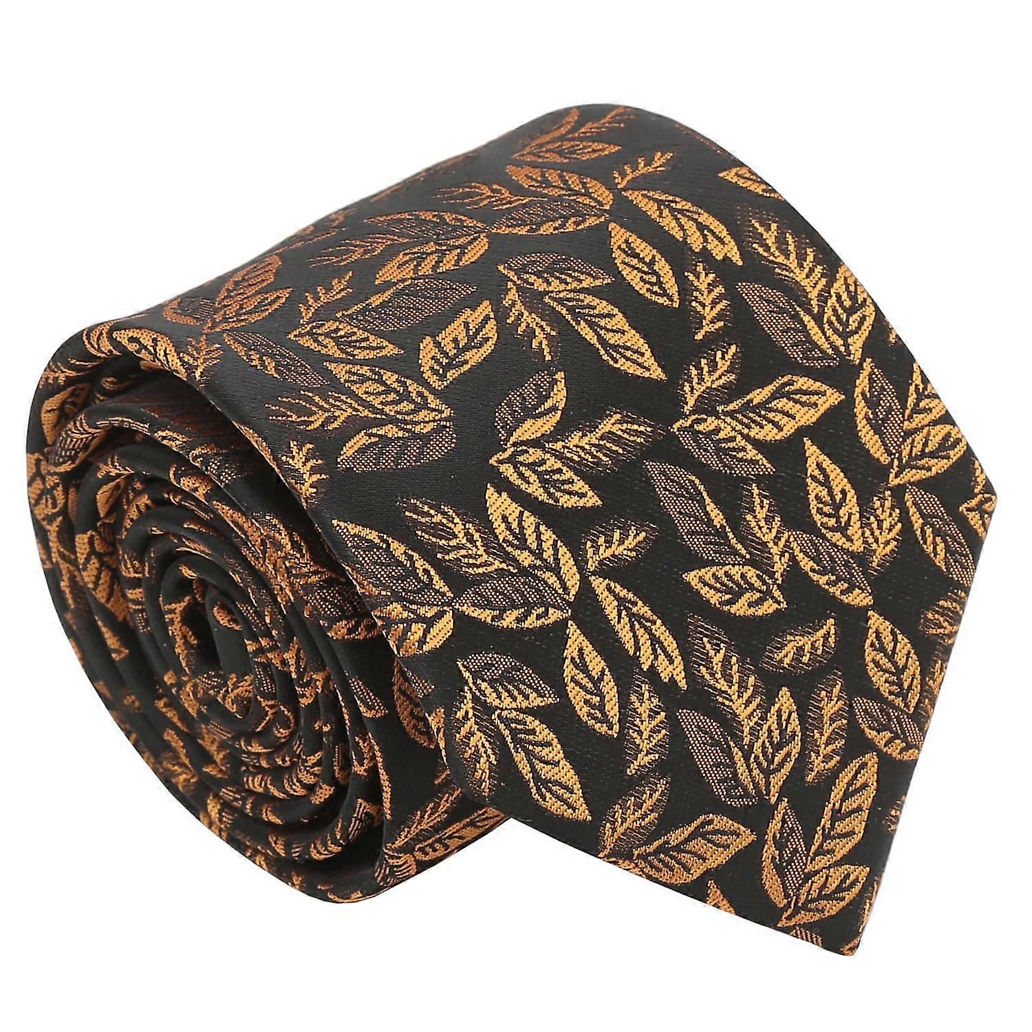 Black And Gold Willow Tie