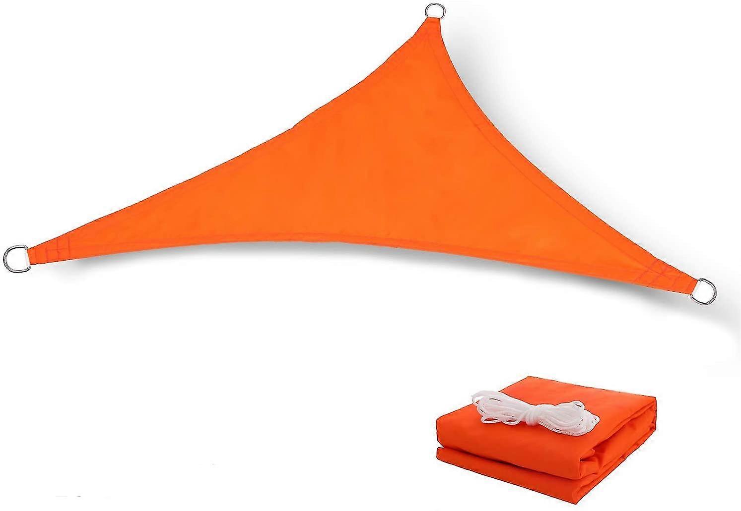 waterproof sun shade sail uv blocker sunshade patio equilateral triangle knitted block fabric pergola carport awning