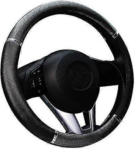 Medium Car Steering Wheel Cover 15 In,gray
