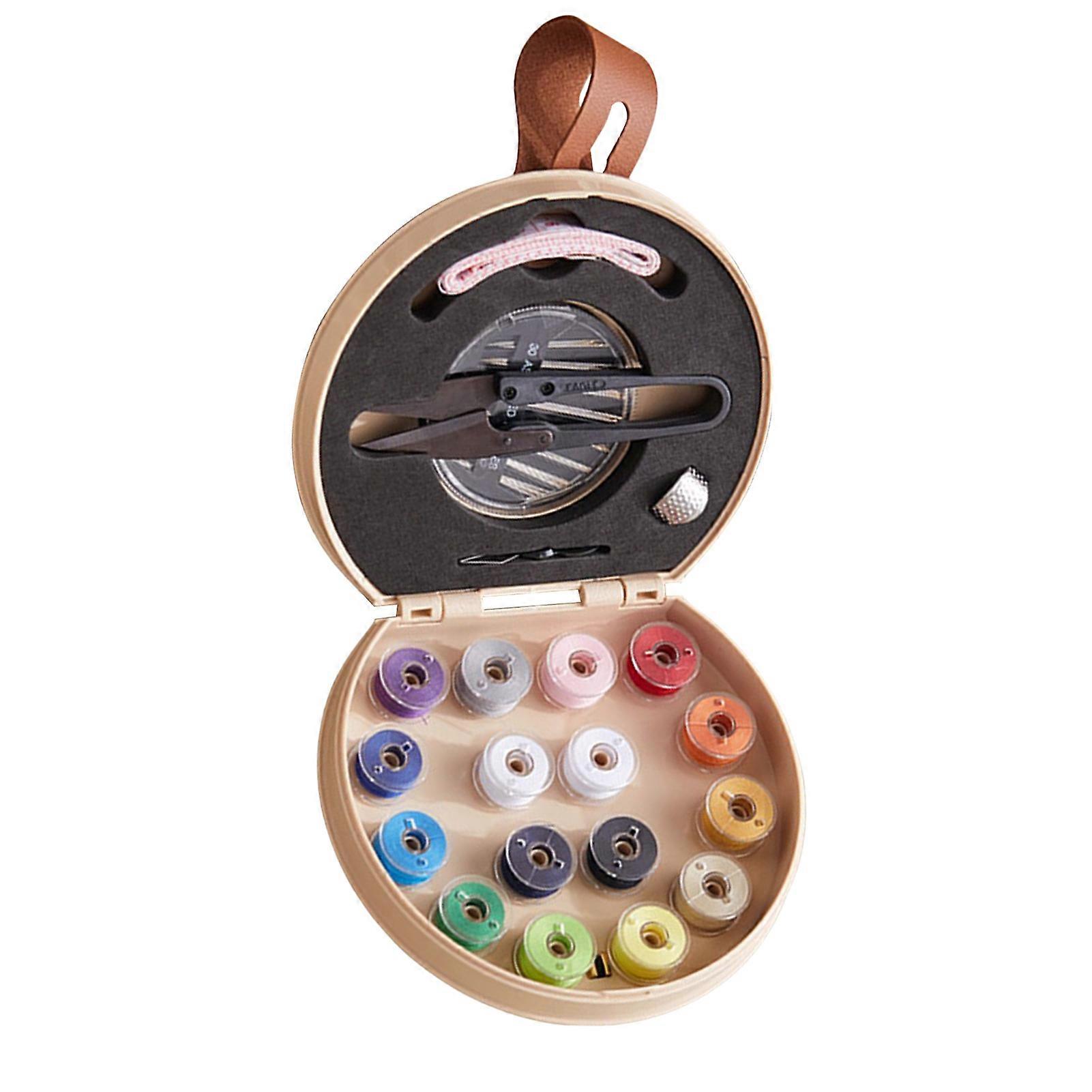 Multi-function Sewing Box Compact Design Easy to Carry for Hand Quilting Stitching