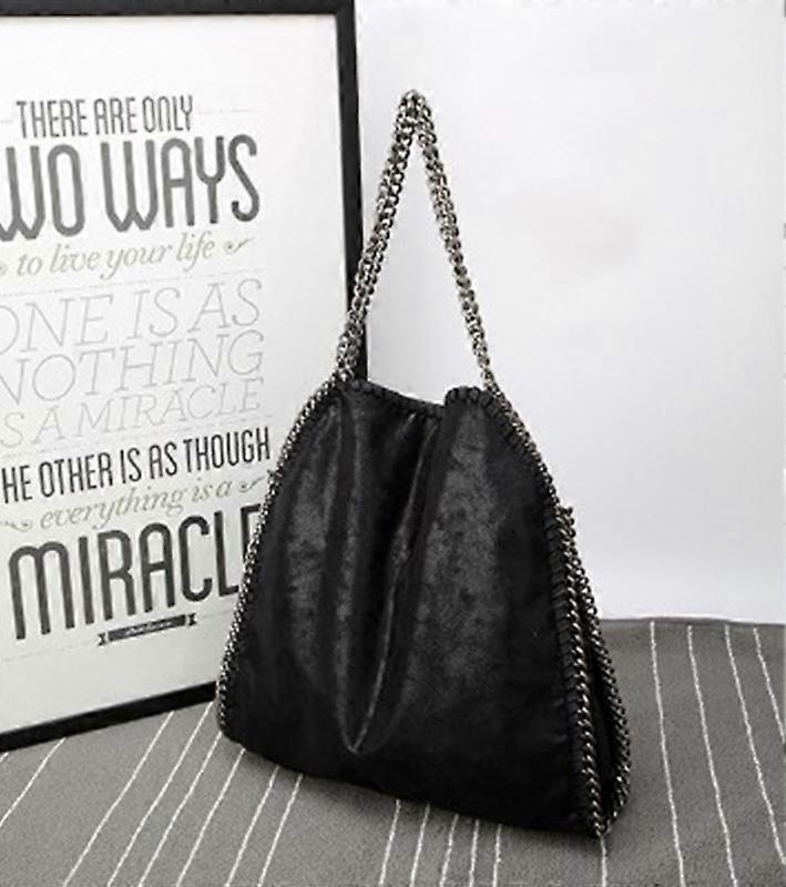 Multifunctional ladies chain foldable shoulder bag