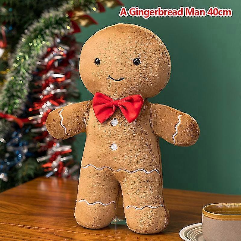 Crăciun Ginger Bread Plushie Plush umplute ciocolată Cookie Cabin House Decor