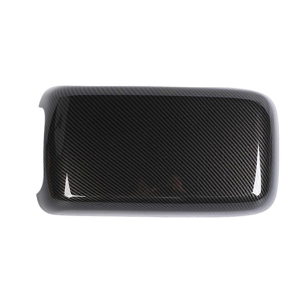 For Charger 300C 2011-2023 Car Armrest Pad Cover Center Console Lid Cover Trim ,ABS Carbon Fiber